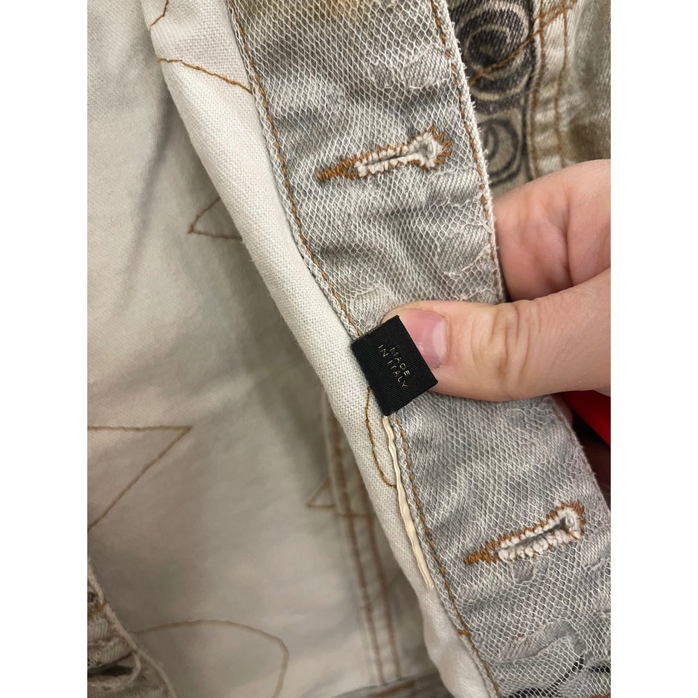 Vintage Just Cavalli Artsy Distressed Y2K Punk Euro Italian Jacket Streetwear - Picture 2 of 11